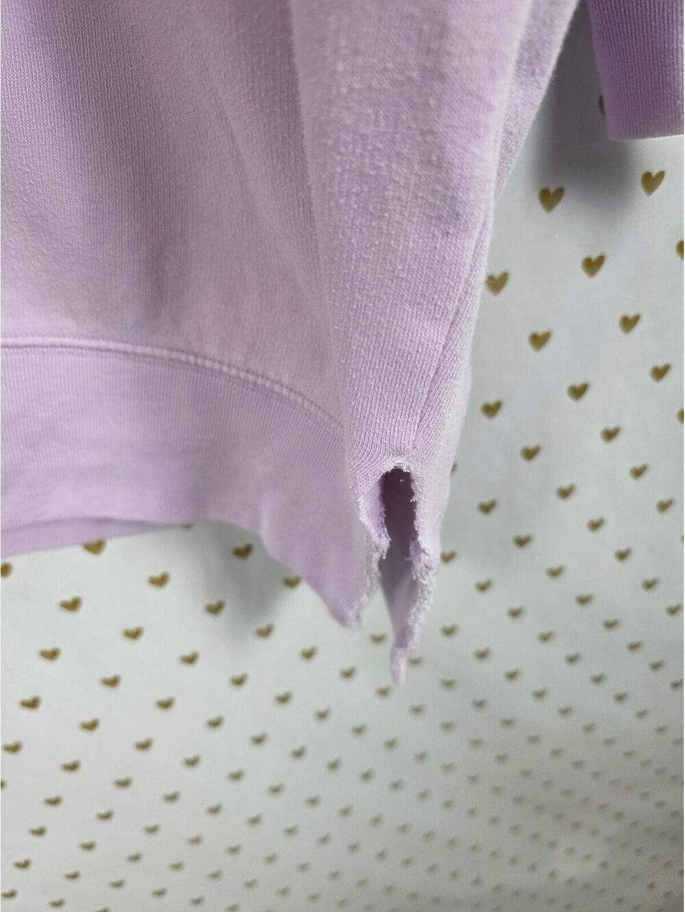 Victorias Secret Pink Purple Sweater Dress Logo Hooded Pullover Long Sleeve XL - Picture 6 of 8
